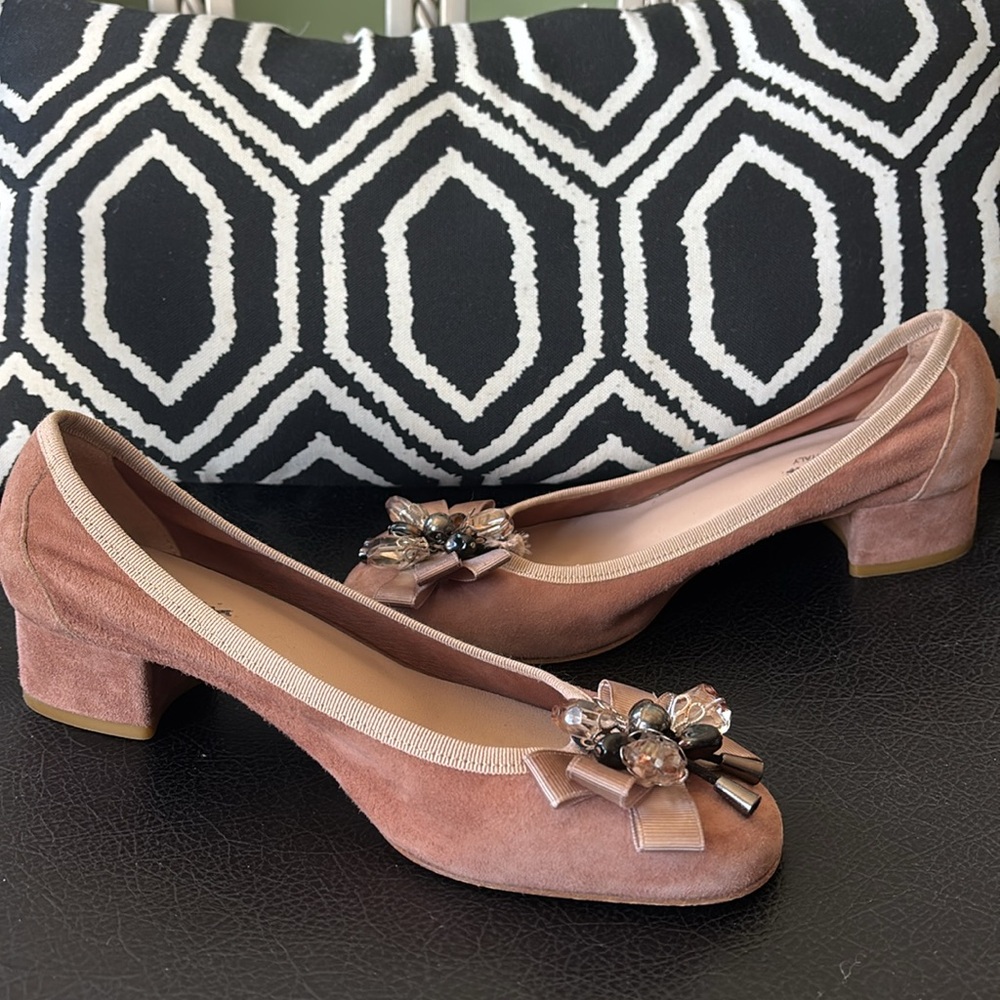 Zita Maria Taupe Suede Flats